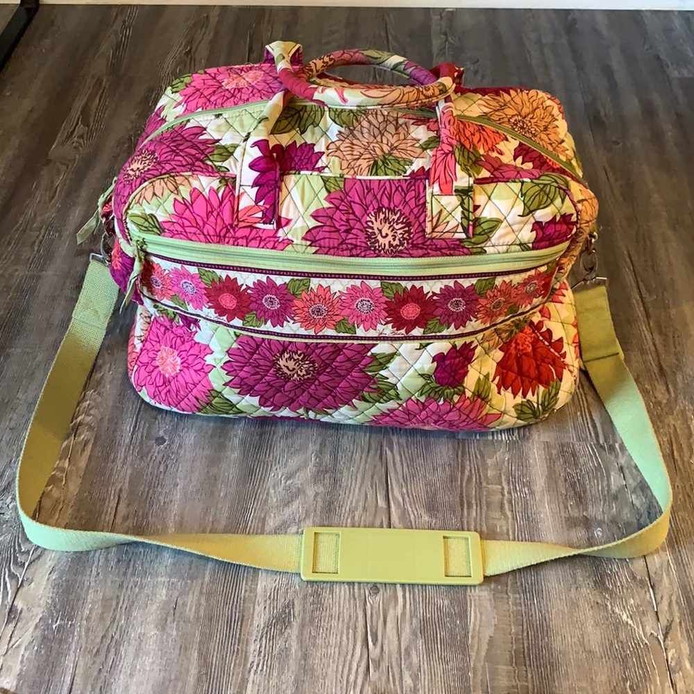 Vera Bradley Weekender Tote Hello Dahlia